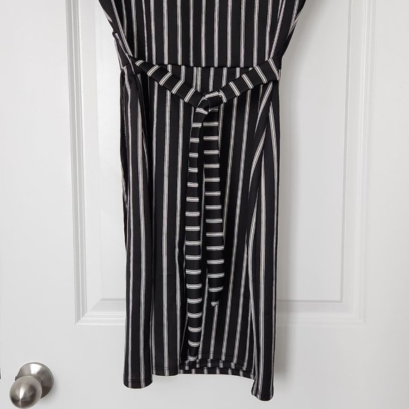 Black and White Striped Dress - Rebel Sugar - Picture 5 of 8